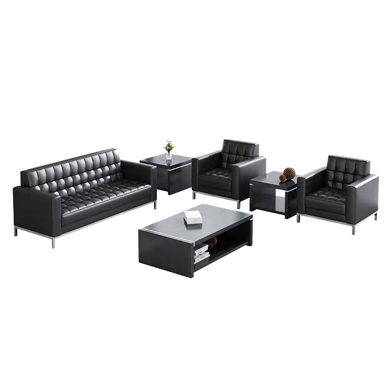 苏宁 质凡 办公家具商务办公接待室会客沙发 三人位沙发