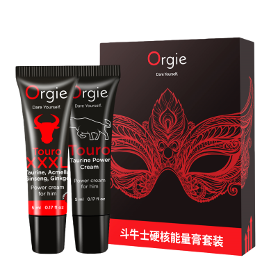 Orgie进口斗牛士XXXL男士赋活助挺长效修护膏加强款持久迟男用喷剂 斗牛士硬核能量膏体验套装