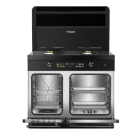 美大MEIDA蒸烤分腔集成灶X80-MAX (MD2XZZK)家用蒸箱烤箱一体 猛火节能 自清洁 大容量 (气源备注)