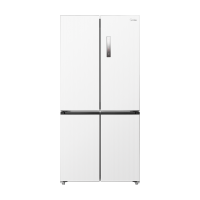 美的(Midea)冰箱571升十字双开四门60cm超薄系列嵌入式变频底部散热电冰箱BCD-571WUSPZM(E)流苏白