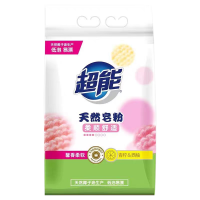 超能天然皂粉3.04斤袋擦码款洗衣粉去污馨香柔软亲肤低泡易漂洗