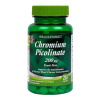 英国Holland&Barrett荷柏瑞铬元素片200ug250片血糖协调胰岛稳定