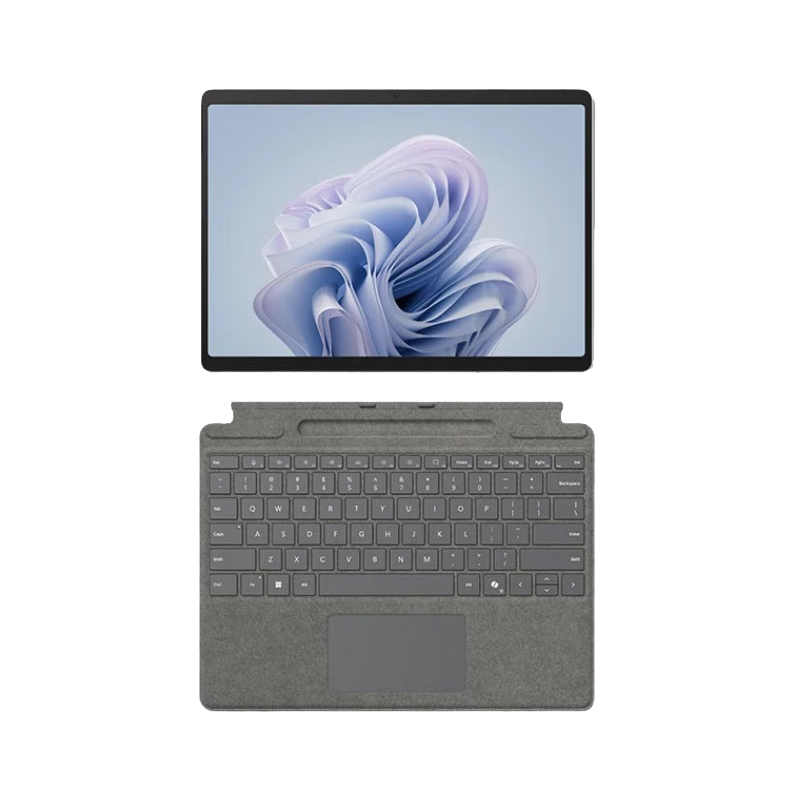 [键盘+触控笔套装]微软Surface Pro10商用版13英寸二合一AI平板电脑 酷睿Ultra7 165U 32+512G 亮铂金商务出差便携电脑平板