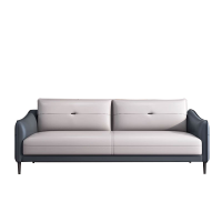 苏宁 质凡 办公家具现代时尚休闲办公接待沙发 双人位沙发