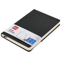 齐心 ZC108 商务皮面本25K 160张 黑 单本装