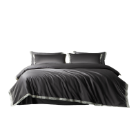 伊伊爱 铂金工艺拼色长绒棉经典四件套