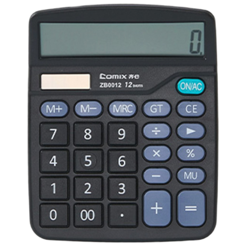 齐心 ZB0012 超省钱计算器 黑 单个装