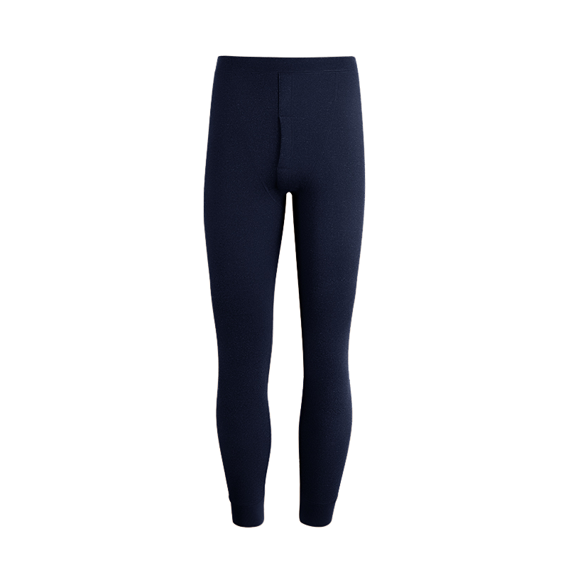 花花公子男士加绒裤保暖护膝绒羊贴片10A抑菌秋冬打底裤内搭