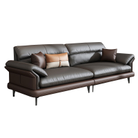 苏宁 质凡 办公家具简约现代商务接待会客室办公沙发 西皮双人位沙发