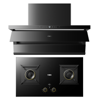 万家乐 抽油烟机 烟灶套装 28.5立方大风量挥手智控纳米暴风洗油烟机灶具套装K9R2+AY9天然气