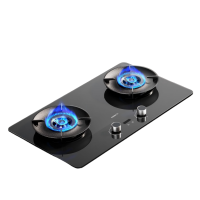 老板(Robam)星辰系列燃气灶50B7A双边智能定时烟灶联动 可调节底盘 高热效率70% 5.2kW火力 天然气