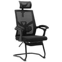 锦北护腰电脑椅舒适办公椅会议椅家用弓形椅班前椅职员椅人工力学椅A3