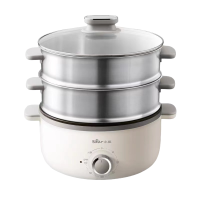 小熊(Bear)电蒸锅多功能电煮锅三层大容量全自动可定时不锈钢