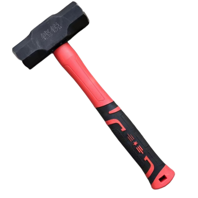 铿锐 纤维柄八角锤 带把八角锤