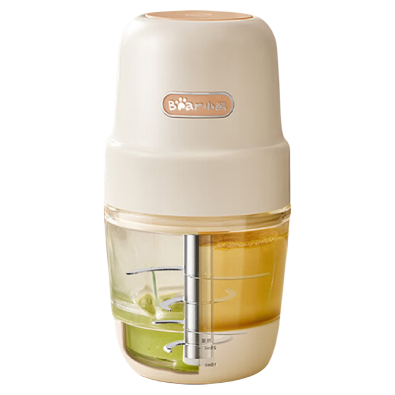 小熊绞肉机家用 辅食机婴儿绞馅机碎肉机料理机饺子肉馅搅拌机打蒜器电动搅肉机单杯