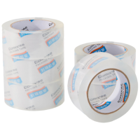 齐心 ZB0041 封箱胶带 48mm*100y*50um 6卷/筒 高透明 1筒装