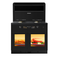 [新品]美大MEIDA蒸烤分腔集成灶X80-MAX (MD2XZZK)家用蒸箱烤箱一体 猛火节能 自清洁