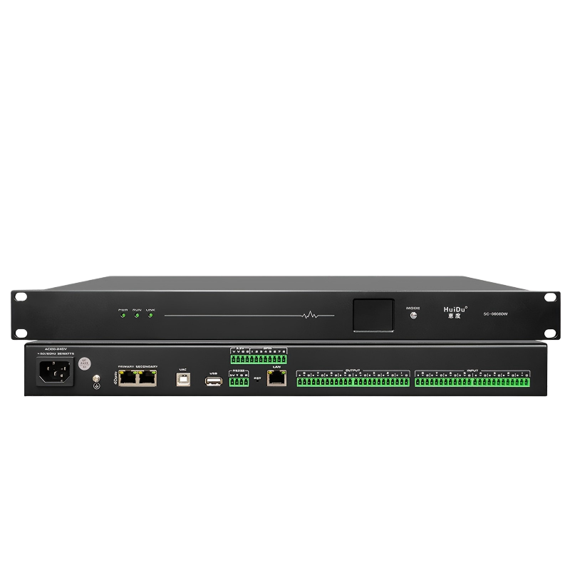 惠度(HuiDu)SC-1616DW专业网络型数字音频处理演出录音棚广播会议音频处理器16进16出Dante网络音频传输