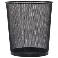齐心 ZL0010 耐用铁网圆垃圾桶