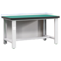 戴劲重型防静电工作台操作台钳工台车间多功能维修桌实验桌台1.2米单桌