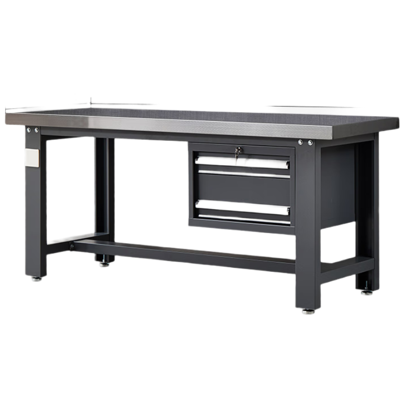 锦北重型不锈钢工作台操作台维修台车间检验台实验台2100*750二抽