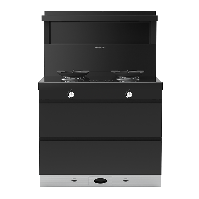 [新品]美大集成灶二星消毒柜X70-A(970X) 智慧双变频 猛火节能 智能触控 自清洁,钢化玻璃面板 烟灶套装天然气