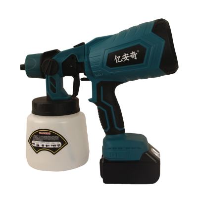 亿安奇 21V充电式锂电喷漆枪 有刷电机 二电一充 台