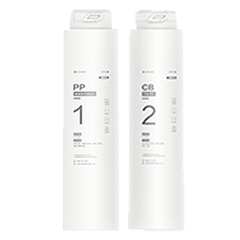 溢泰康富乐净水器100ab6反渗透直饮滤芯原装1号PP滤芯+2号CB滤芯