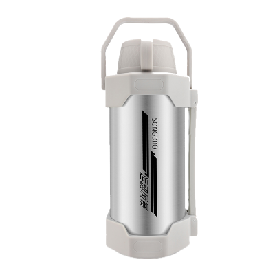 松道 保温壶 不锈钢大容量便携车载旅行热水壶暖水壶热水瓶暖瓶暖壶保温水壶10系列金色3500ml