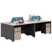 苏宁 质凡 办公家具简约工位职员办公桌