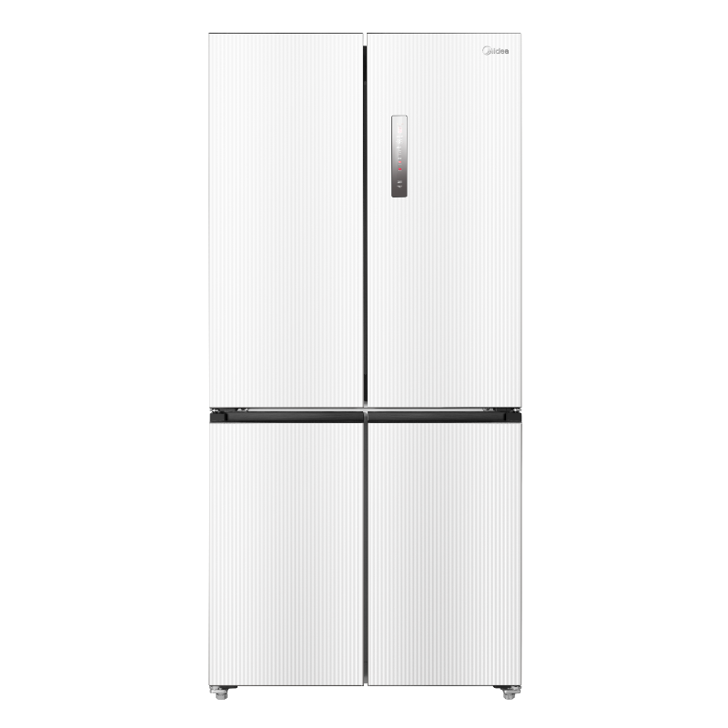 新品美的571冰箱超薄零嵌入式十字双开四门家用大容量电冰箱