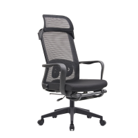 苏宁 质凡 办公家具带头枕办公电脑椅可躺久坐舒适座椅