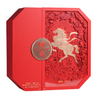 泸州老窖 国窖1573马年礼盒(国窖52度375ml*2+中国品味100ml)*1盒 浓香型白酒礼盒