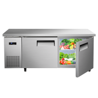星星KTCD-1880G厨房工作台冰柜冷藏工作台水吧台商用平冷卧式冰箱厨房保鲜柜不锈钢冷冻柜奶茶操作台