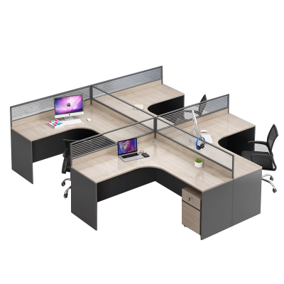 苏宁 质凡 办公家具工位屏风职员办公桌