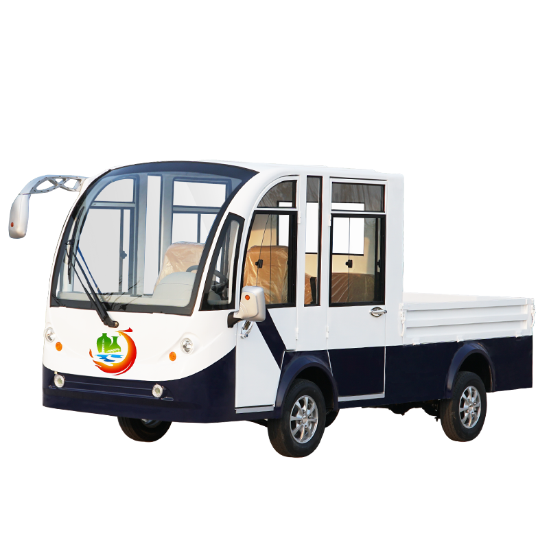 鑫浩通 电动货车四轮观光车巡逻车纠察车带斗皮卡4-5座拉货转运载货车加强版