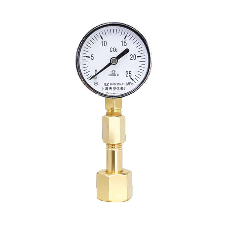 上海天川钢瓶气瓶测压表 二氧化碳表40L钢瓶通用