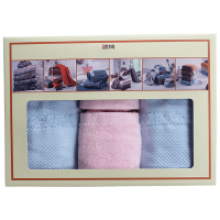 踏绮 北海道缎档新疆棉素雅毛巾面巾 34*78cm 条