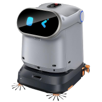 苏宁宜品推荐 西科 智能机器人 KLEENBOT C40 银灰触摸屏控制智能家居14岁以上适用70克轻便设计