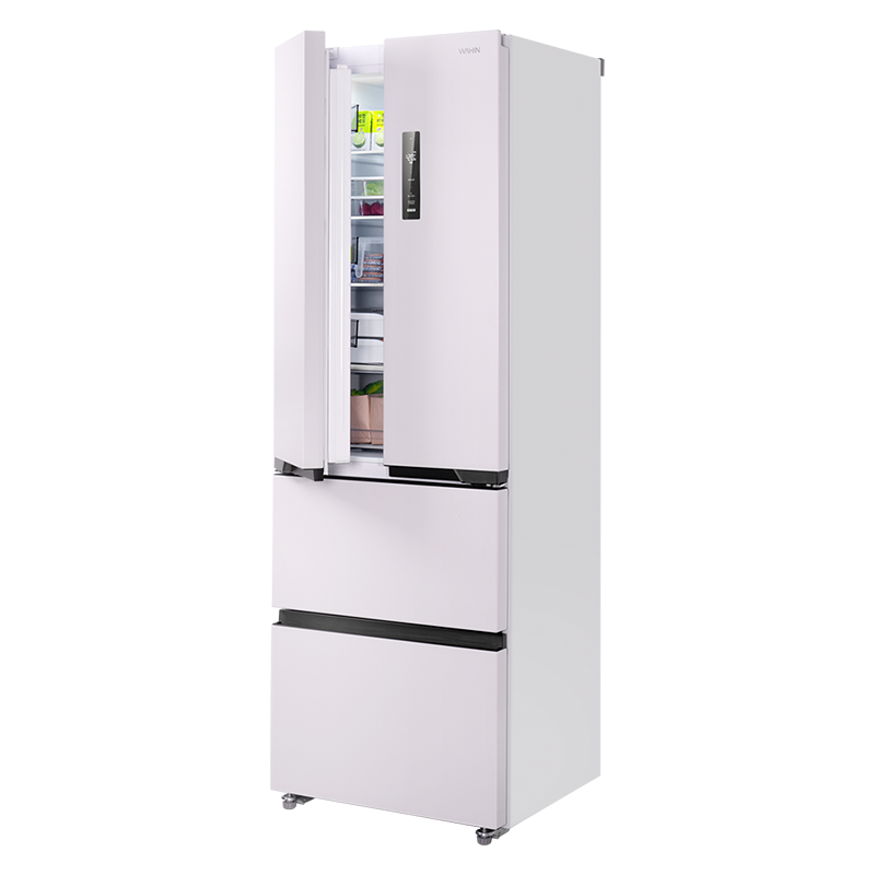 美的出品华凌419法式多门四门家用电冰箱零嵌入风冷无霜60cm超薄