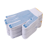 泽奋 点塑手套 蓝点 副