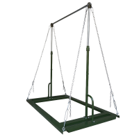 革康 GK-JSQC8034 室内移动单杠 标准款单杠 体能测试考核比赛单双杠训练器材(升降高度1.9m-2.4m)