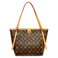 欧美经典时尚女士老花包包女2026新款高级感托特包女大容量通勤单肩包百搭手提包