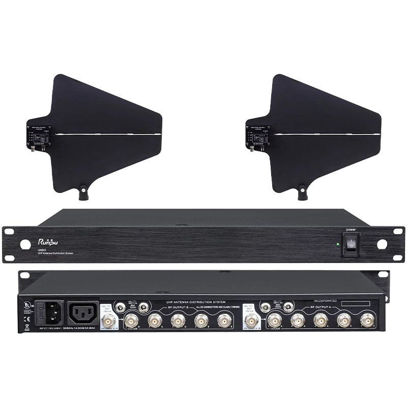 润普Runpu会议音频扩声系统信号放大器室内室外远距离增强信号专业10路天线放大器RP-TXF210A