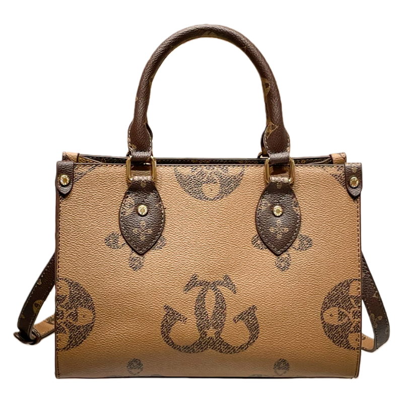 欧美时尚经典女士轻奢老花托特包女大容量手提包2026新款女包高级感时尚百搭单肩包