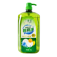 丁家宜洗洁精加浓除腥去油餐具净4斤大桶装护手冷水适用洗涤灵