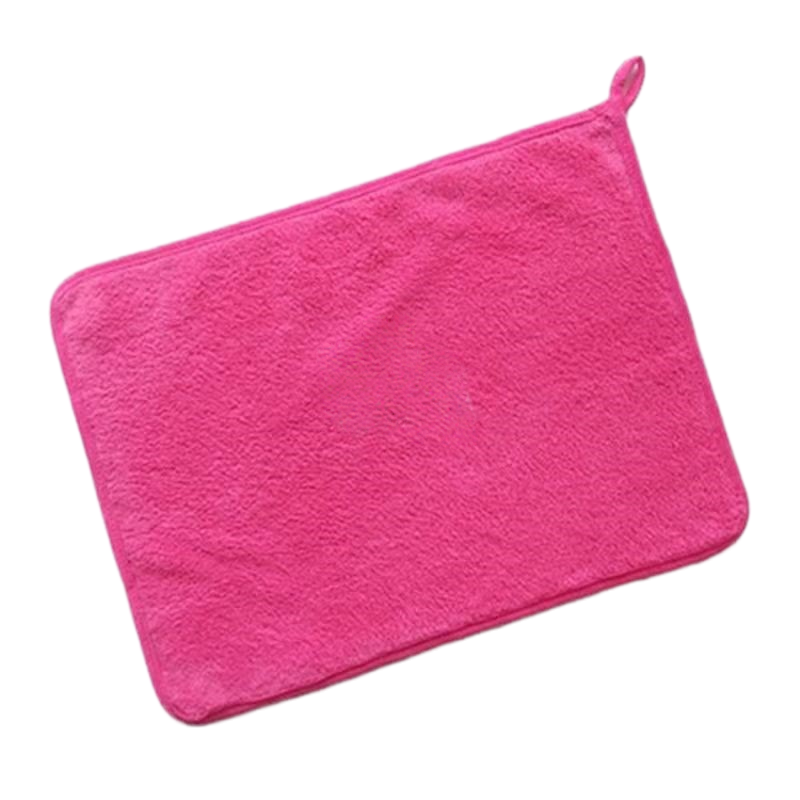 沁春莱加厚珊瑚绒抹布(粉色)30*30cm/条