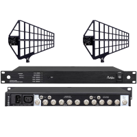 润普Runpu会议音频扩声系统信号放大器室内室外远距离增强信号专业10路话筒天线放大器RP-GTX10Y