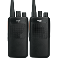 爱国者(aigo)E265对讲机[两只装]一键对频Type-C充电专业大功率远距离户外工地无线手台商务办公民用手持台