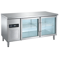 稔铭 玻璃门保鲜工作台 1200*600*800mm 台